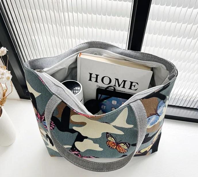 Colorful Canvas Tote Shoulder Bags