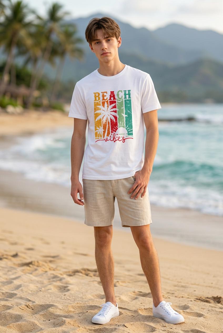 Summer T-shirt Beach Vibes
