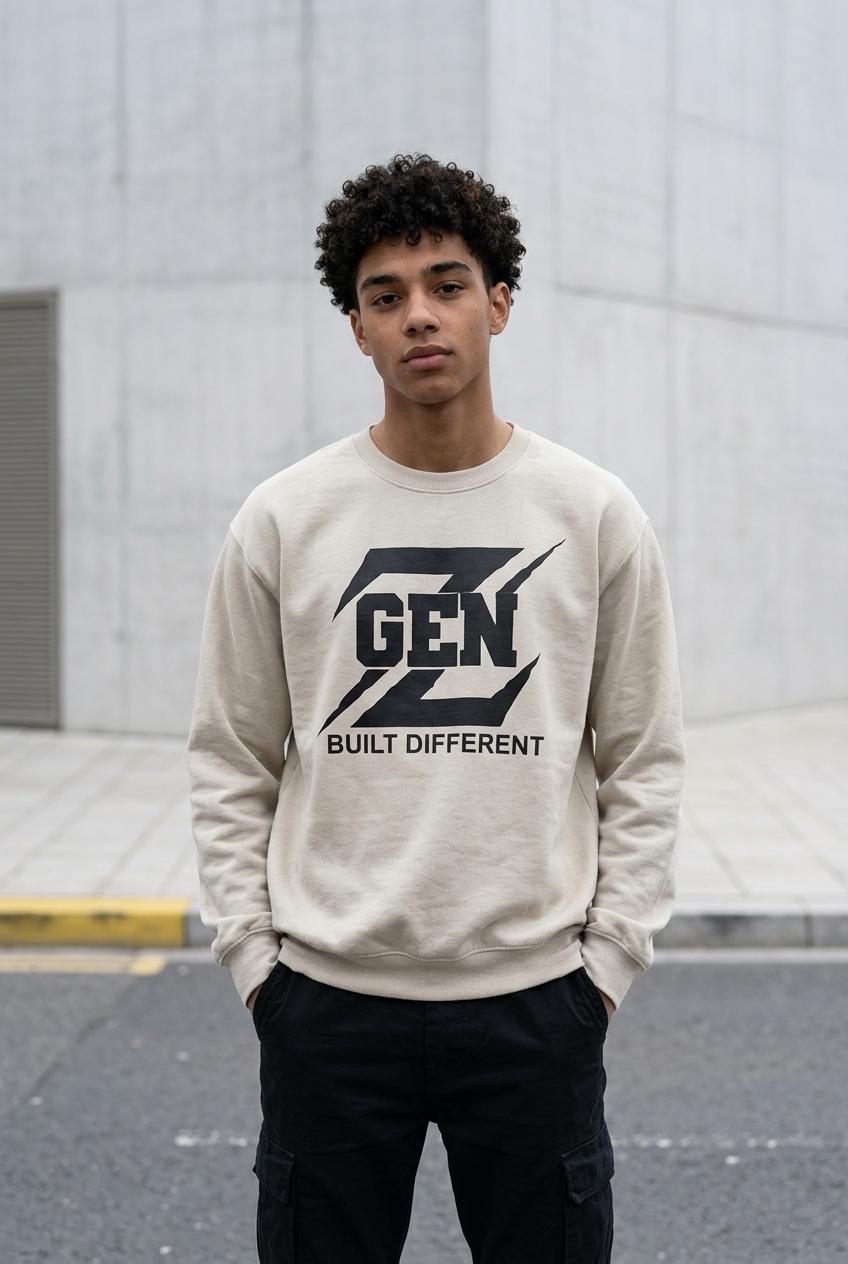 GEN Built Different Graphic Sweatshirt