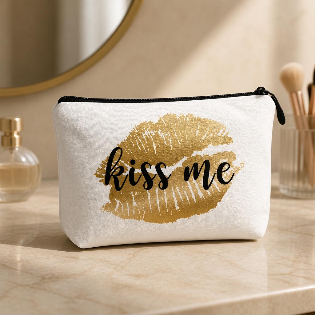 Cosmetic Pouch for Women Travel Zipper Organizer
