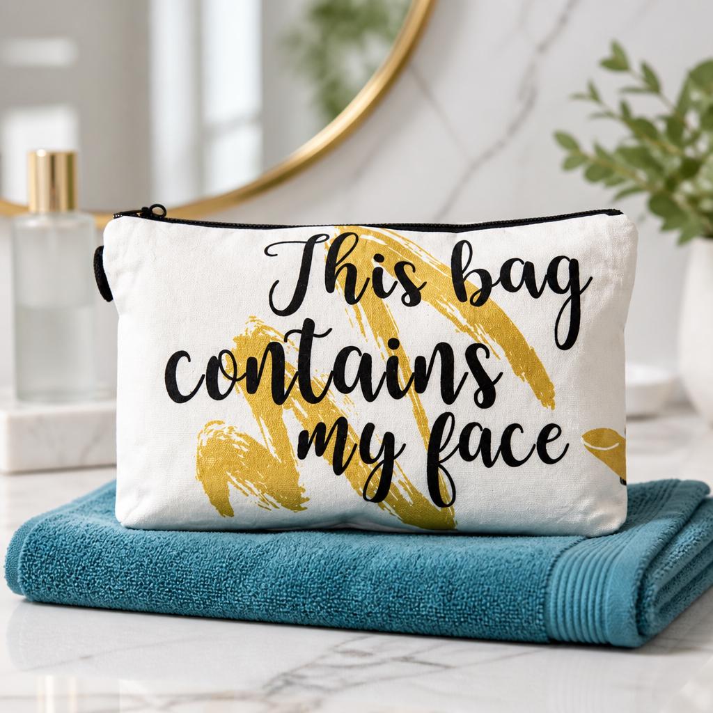 Cosmetic Pouch for Women Travel Zipper Organizer