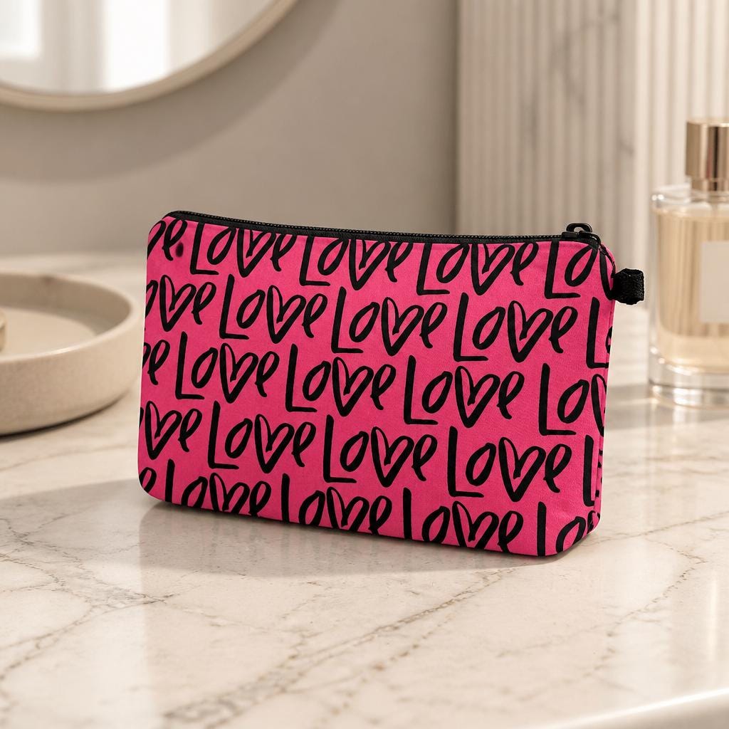 Cosmetic Pouch for Women Travel Zipper Organizer