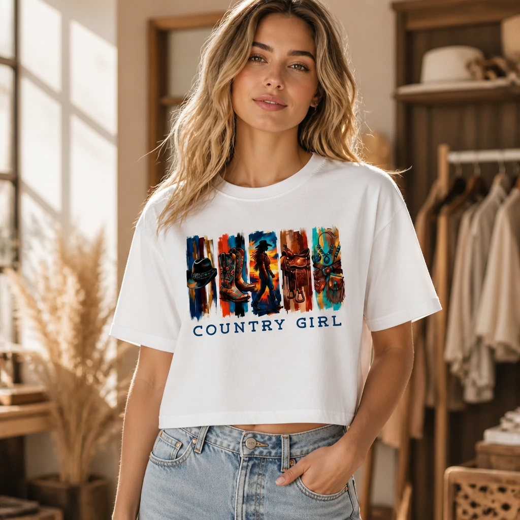 Country Girl Western Vibe Graphic T-Shirt