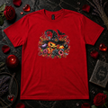 Halloween Spooky Pumpkin Floral T-Shirt