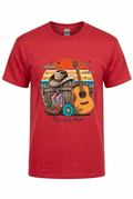 Unisex Red Country Music T-Shirt