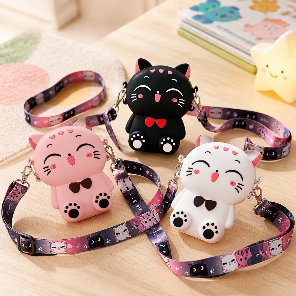 Kids Mini Cat Crossbody Bag
