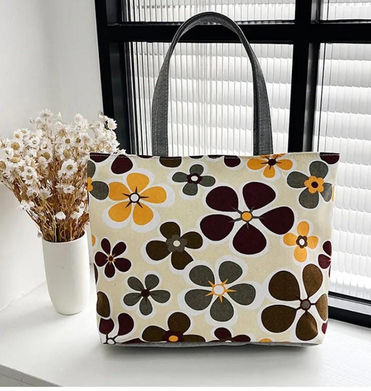 Colorful Canvas Tote Shoulder Bags