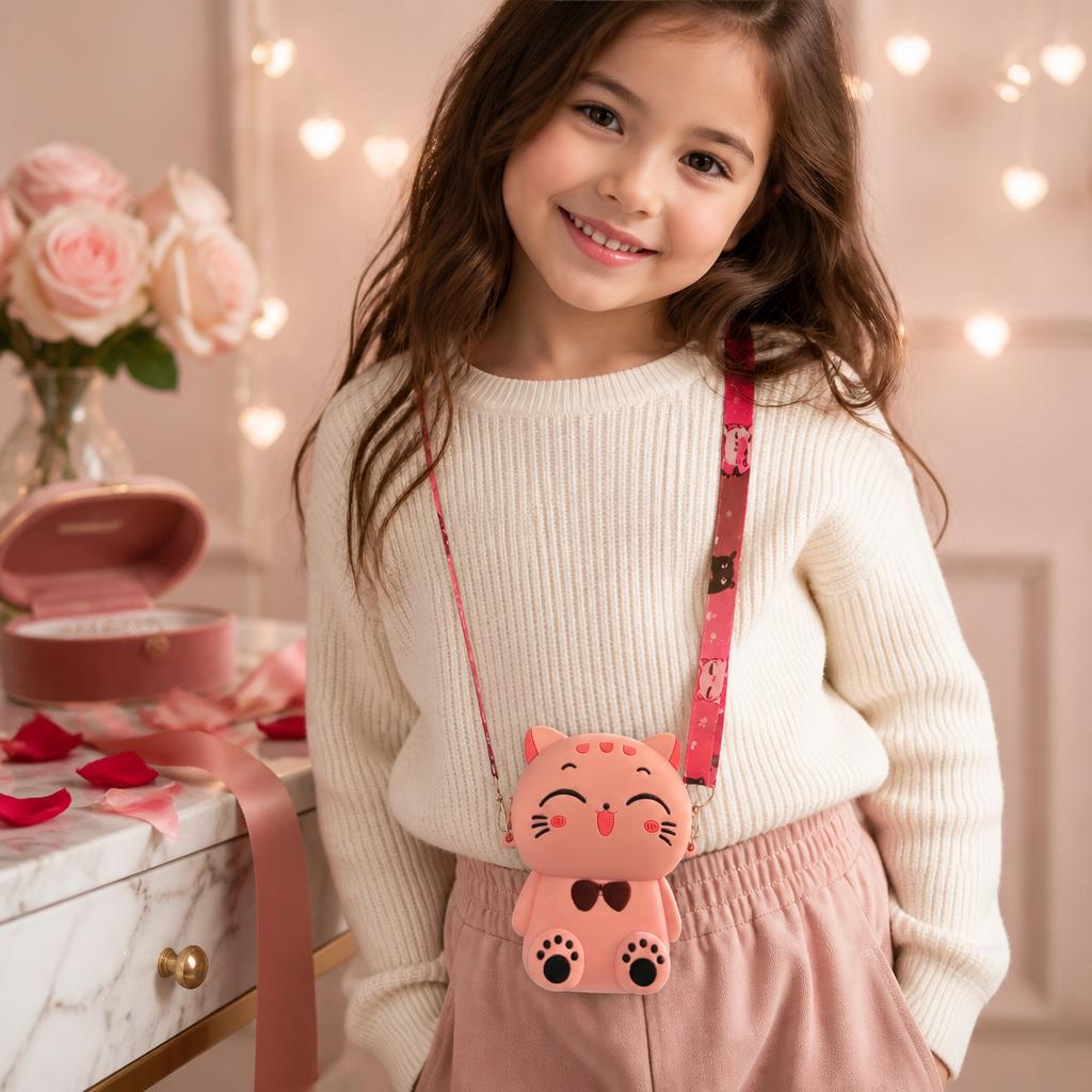 Kids Mini Cat Crossbody Bag