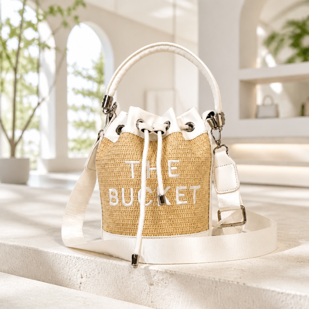 Mini Drawstring Bucket Bag | Lightweight Shoulder Cinch Pouch