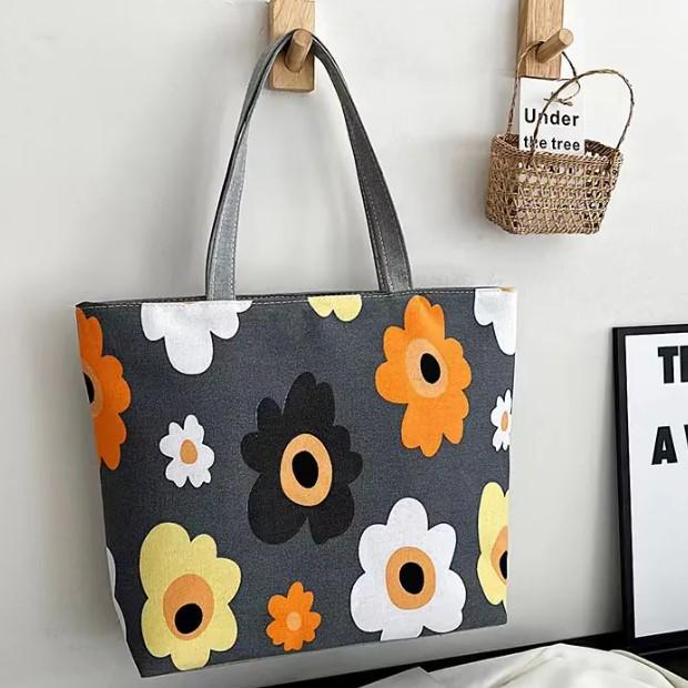 Colorful Canvas Tote Shoulder Bags