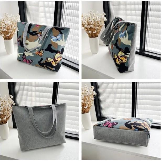 Colorful Canvas Tote Shoulder Bags