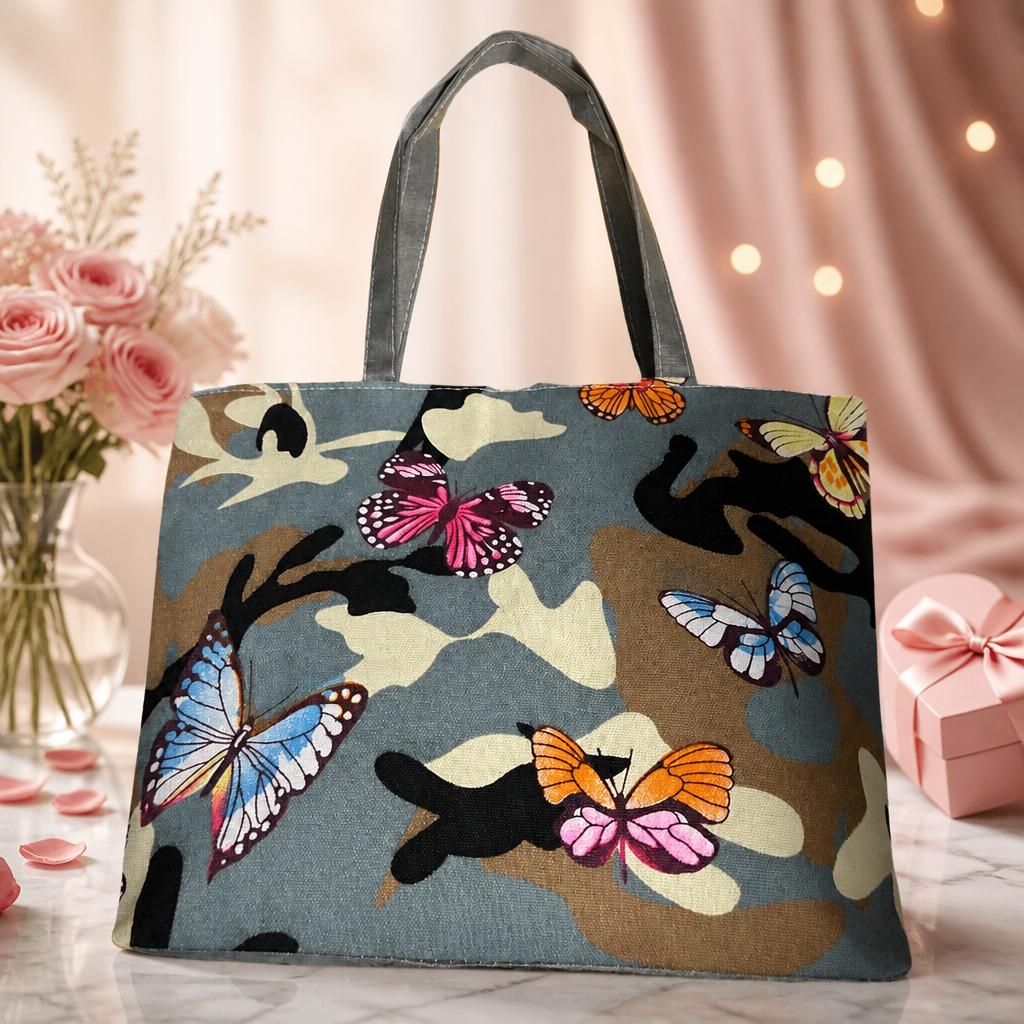 Colorful Canvas Tote Shoulder Bags