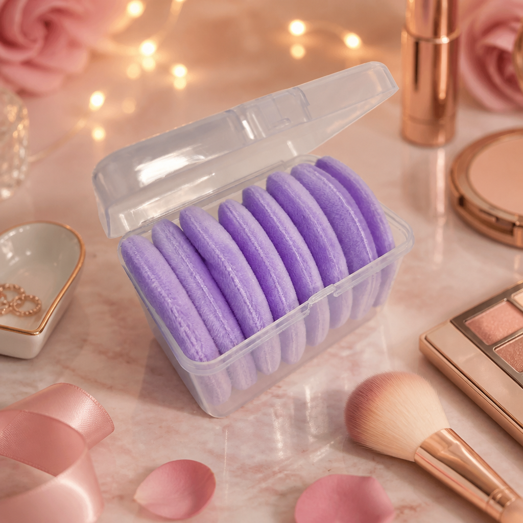Triangle Velvet Makeup Powder Puff