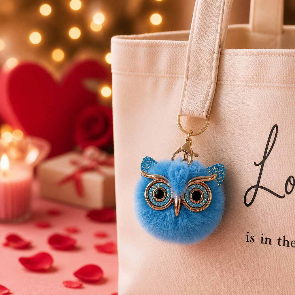 Cute Owl Keychain