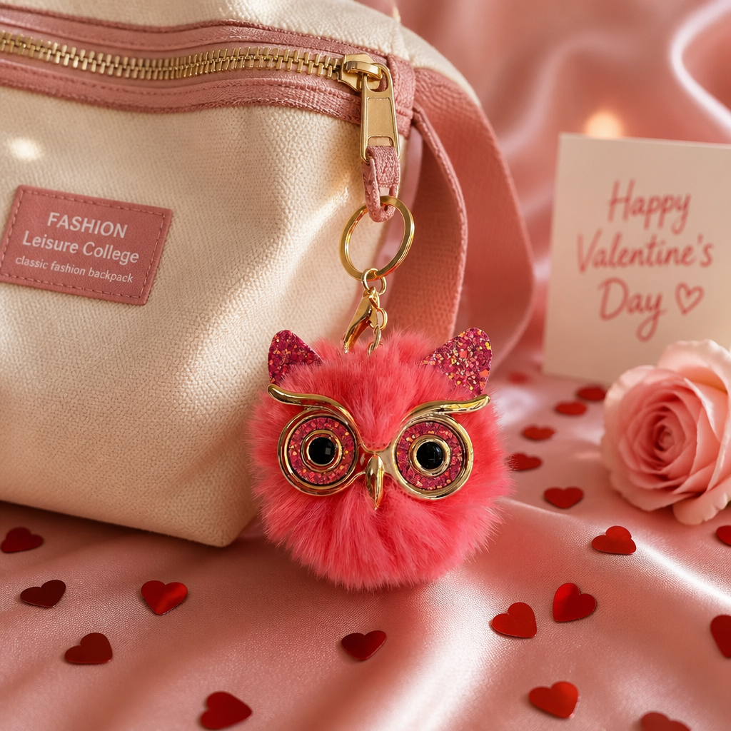 Cute Owl Keychain