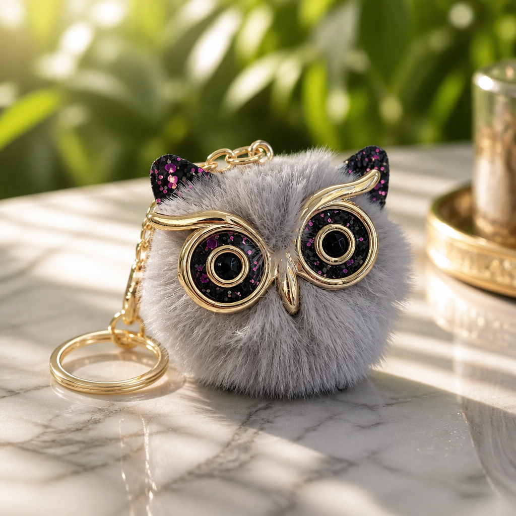 Cute Owl Keychain