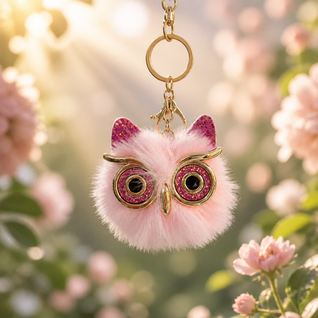Cute Owl Keychain