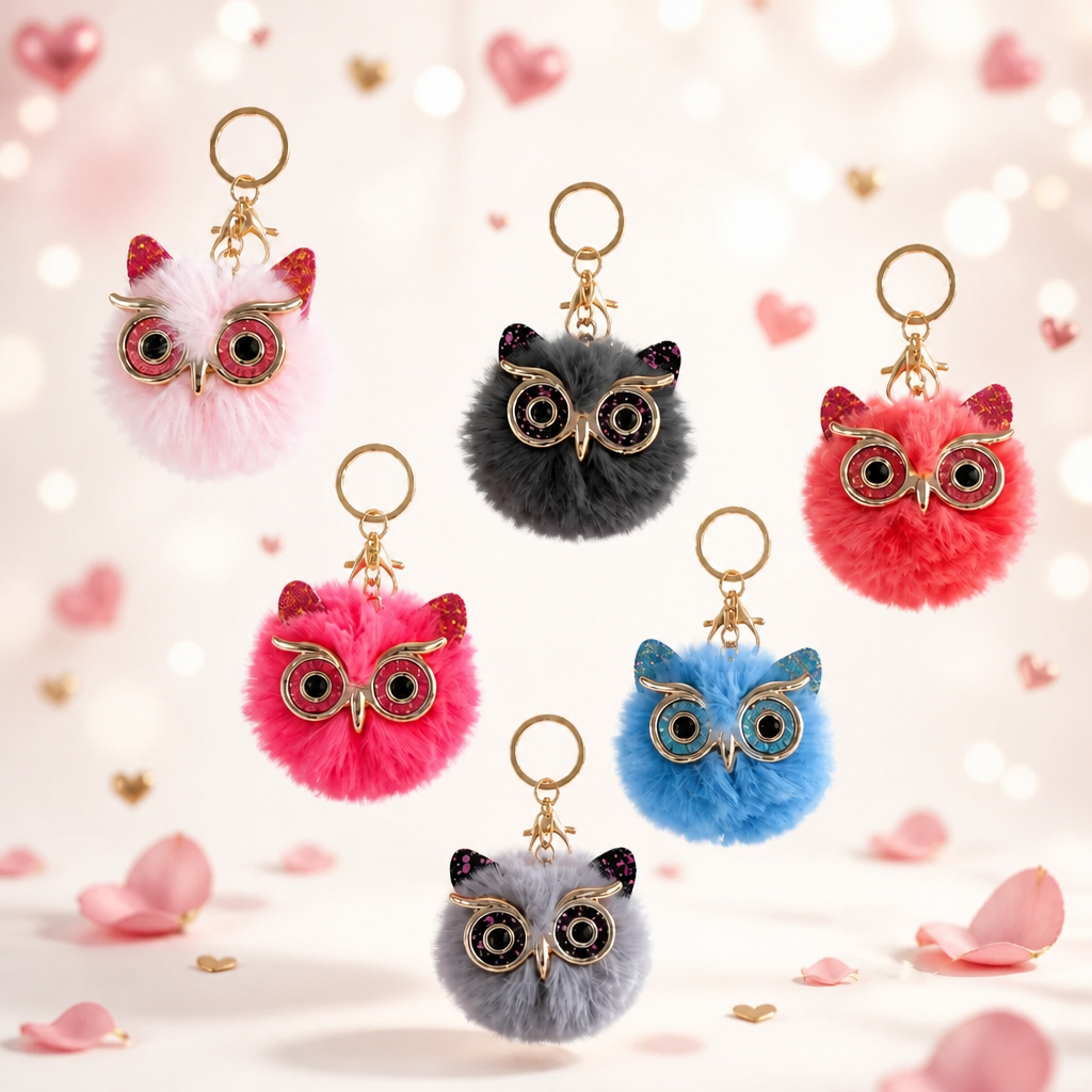 Cute Owl Keychain
