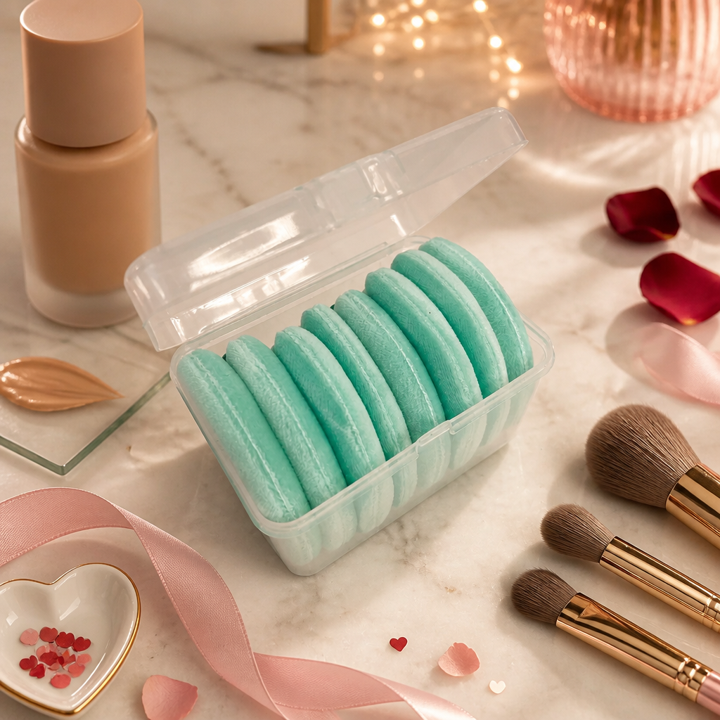 Triangle Velvet Makeup Powder Puff