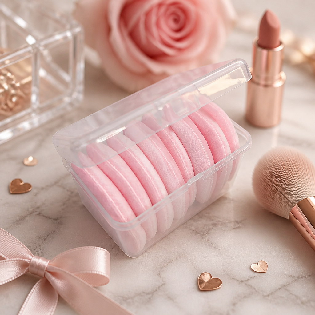 Triangle Velvet Makeup Powder Puff