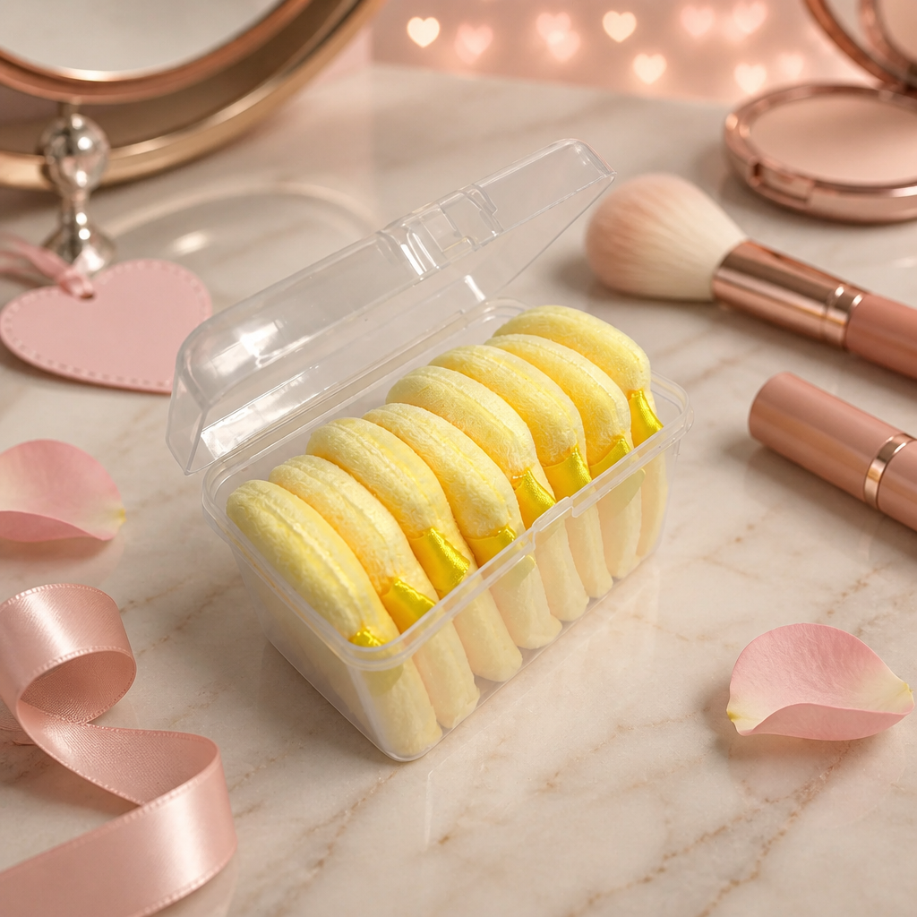 Triangle Velvet Makeup Powder Puff