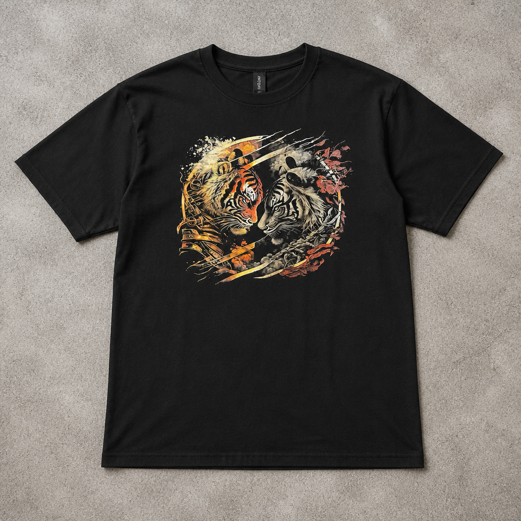 Vintage Graphic Shirt - Wild Tiger