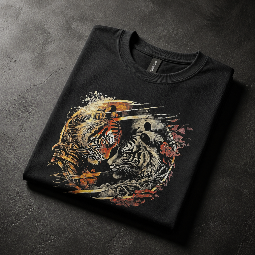 Vintage Graphic Shirt - Wild Tiger