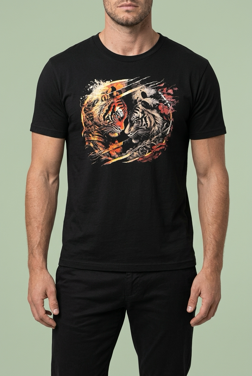 Vintage Graphic Shirt - Wild Tiger