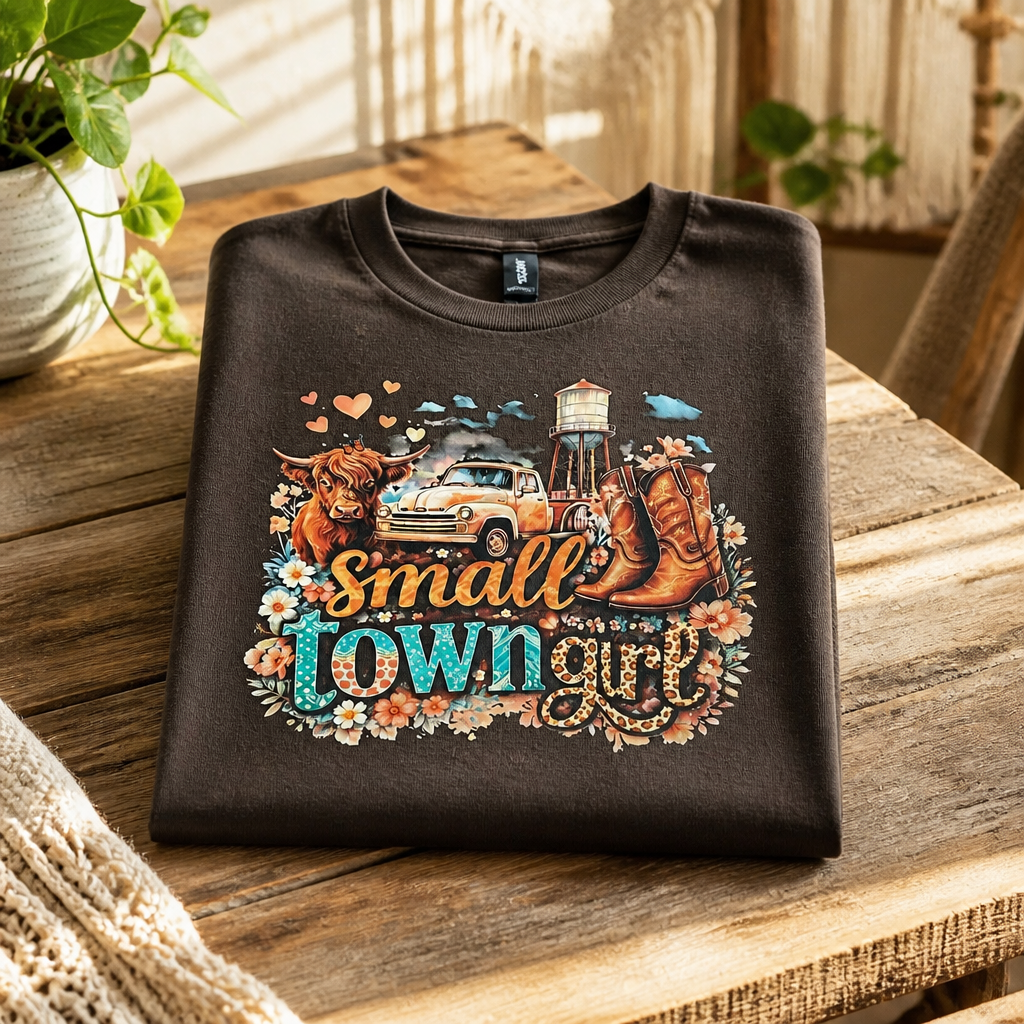 Saddle Brown Cowboy Boot Shirt