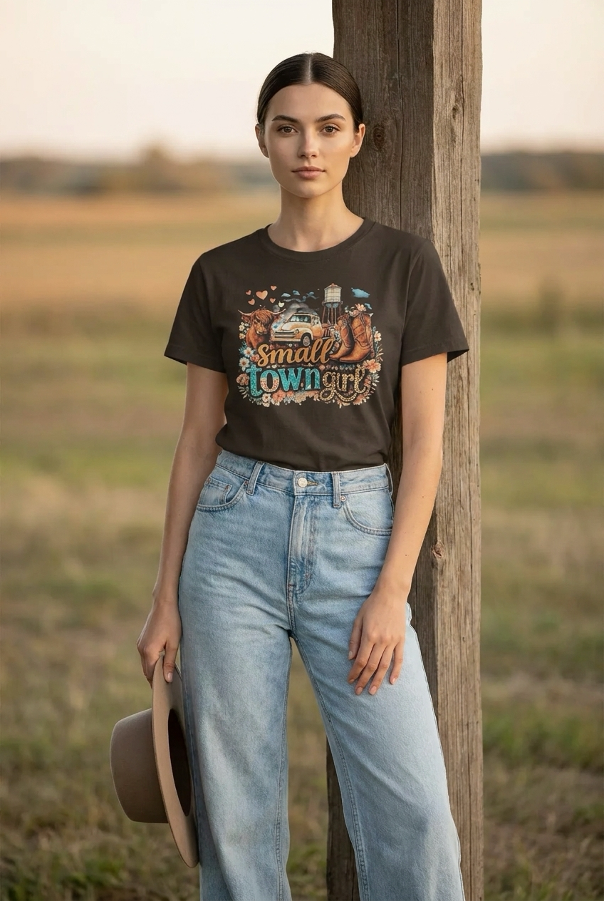 Saddle Brown Cowboy Boot Shirt