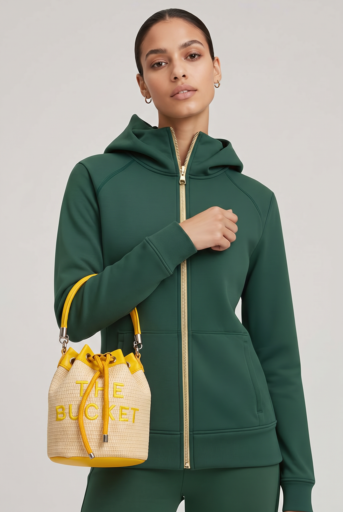 Mini Drawstring Bucket Bag | Lightweight Shoulder Cinch Pouch