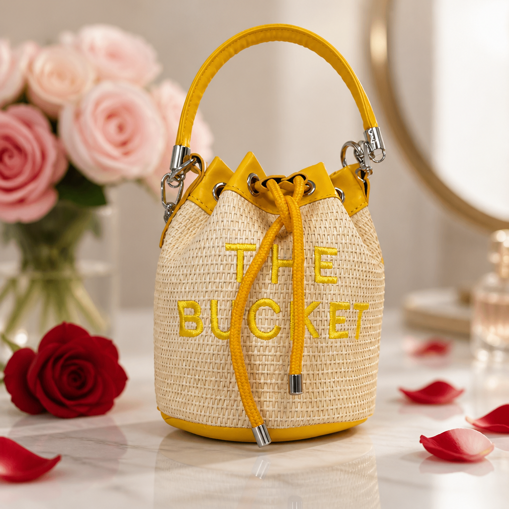 Mini Drawstring Bucket Bag | Lightweight Shoulder Cinch Pouch